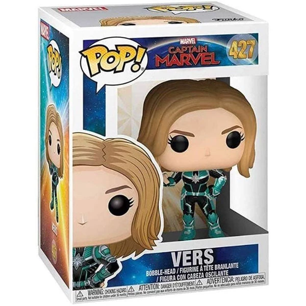 Gametraders Rouse Hill Captain Marvel - Vers Pop! Vinyl Pop Vinyls 4 Gametraders Rouse Hill Captain Marvel - Vers Pop! Vinyl Pop Vinyls