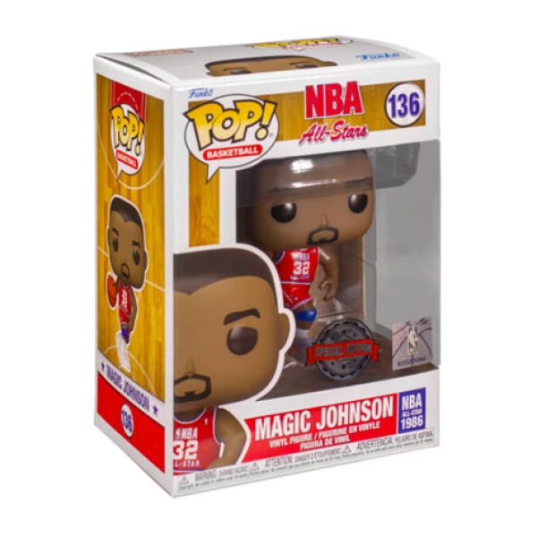 Gametraders Rouse Hill NBA: Legends - Magic Johnson Red All Star US Exclusive Pop! Vinyl 4 Gametraders Rouse Hill NBA: Legends - Magic Johnson Red All Star US Exclusive Pop! Vinyl