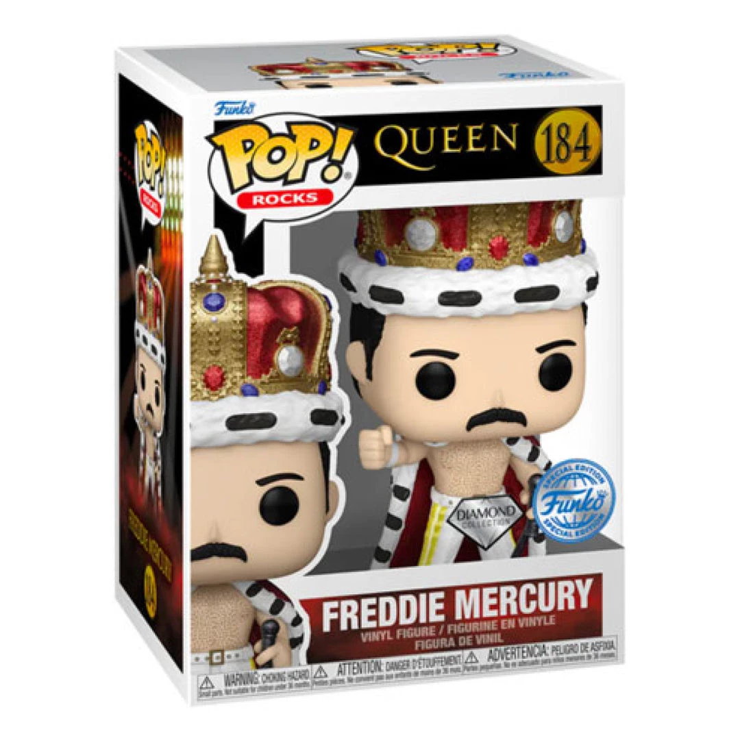 Gametraders Rouse Hill Queen - Freddie Mercury King Diamond Glitter US Exclusive Pop! Vinyl Pop Vinyls 4 Gametraders Rouse Hill Queen - Freddie Mercury King Diamond Glitter US Exclusive Pop! Vinyl Pop Vinyls