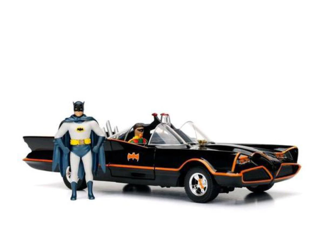 Gametraders Rouse Hill Collectables Batman (1966) - Batmobile 1:24 W/Batman & Robin