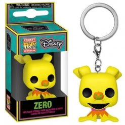 Gametraders Rouse Hill The Nightmare Before Christmas - Zero Black Light Pocket Pop! Keychain Pop Vinyls