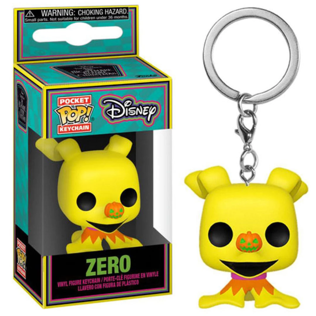 Gametraders Rouse Hill The Nightmare Before Christmas - Zero Black Light Pocket Pop! Keychain Pop Vinyls 3 Gametraders Rouse Hill The Nightmare Before Christmas - Zero Black Light Pocket Pop! Keychain Pop Vinyls