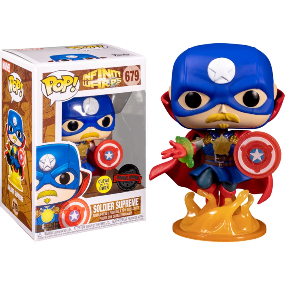 Gametraders Rouse Hill Infinity Warps - Soldier Supreme Glow US Exclusive Pop! Vinyl 6 Gametraders Rouse Hill Infinity Warps - Soldier Supreme Glow US Exclusive Pop! Vinyl
