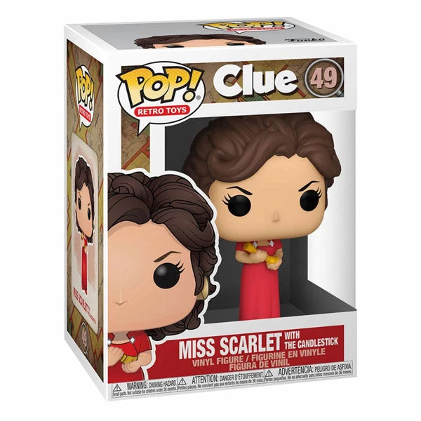 Gametraders Rouse Hill Clue - Miss Scarlet With Candlestick Pop! Vinyl 4 Gametraders Rouse Hill Clue - Miss Scarlet With Candlestick Pop! Vinyl