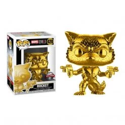 Gametraders Rouse Hill Marvel Studios - 10th Anniversary Rocket Raccoon Gold Chrome US Exclusive Pop! Vinyl 7 Gametraders Rouse Hill Marvel Studios - 10th Anniversary Rocket Raccoon Gold Chrome US Exclusive Pop! Vinyl
