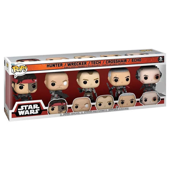 Gametraders Rouse Hill Pop Vinyls Star Wars: The Bad Batch - Bad Batch US Exclusive Pop! Vinyl 5-Pack 4 Gametraders Rouse Hill Pop Vinyls Star Wars: The Bad Batch - Bad Batch US Exclusive Pop! Vinyl 5-Pack