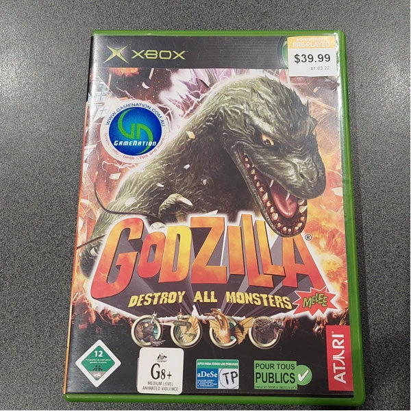 Gametraders Rouse Hill Video Games Gozzilla Destroy All Monsters 3 Gametraders Rouse Hill Video Games Gozzilla Destroy All Monsters