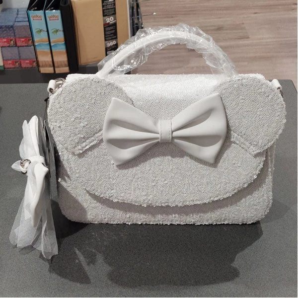 Gametraders Rouse Hill Loungefly - Disney - Minnie Mouse Sequin Wedding Crossbody 4 Gametraders Rouse Hill Loungefly - Disney - Minnie Mouse Sequin Wedding Crossbody