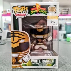 Funko Pop Vinyls Power Rangers - White Ranger Action Pose Pop! Vinyl