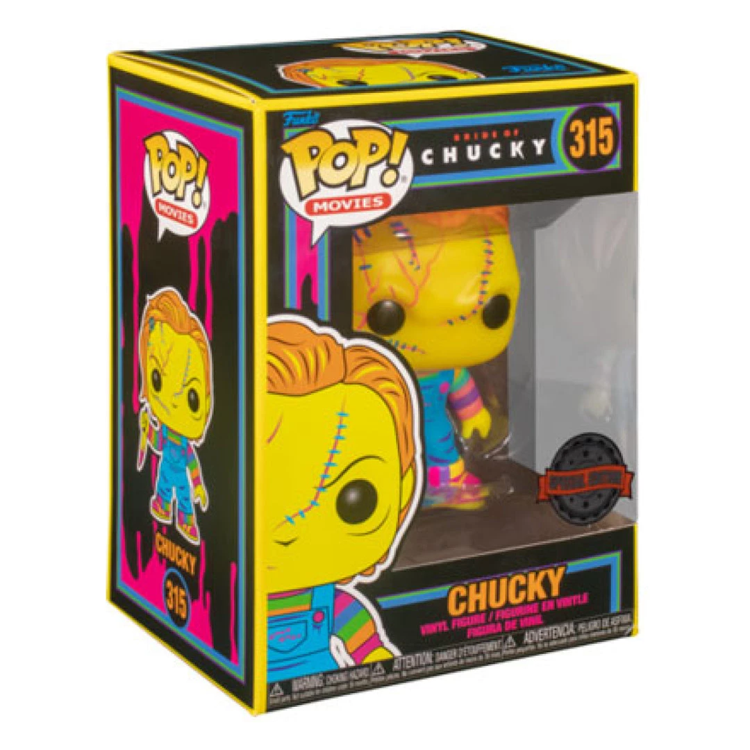 Gametraders Rouse Hill Pop Vinyls Child's Play 4: Bride Of Chucky - Chucky Black Light US Exclusive Pop! Vinyl 4 Gametraders Rouse Hill Pop Vinyls Child's Play 4: Bride Of Chucky - Chucky Black Light US Exclusive Pop! Vinyl