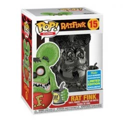 Gametraders Rouse Hill SDCC 2019 - Gunmetal Rat Fink Pop! Vinyl