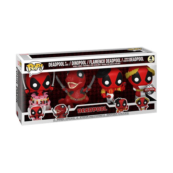 Gametraders Rouse Hill Deadpool - 30th Anniversary US Exclusive Pop! Vinyl 4-pack 4 Gametraders Rouse Hill Deadpool - 30th Anniversary US Exclusive Pop! Vinyl 4-pack