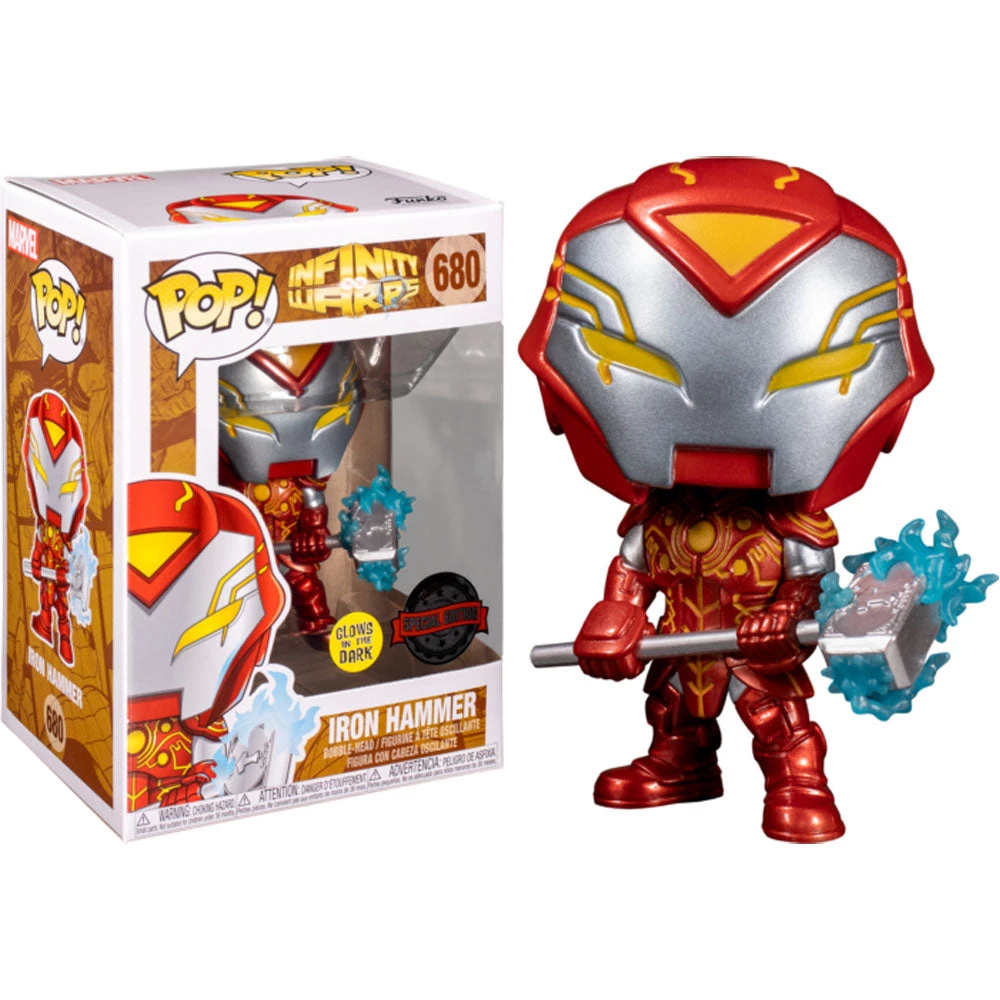 Gametraders Rouse Hill Infinity Warps - Iron Hammer Metallic Glow US Exclusive Pop! Vinyl 6 Gametraders Rouse Hill Infinity Warps - Iron Hammer Metallic Glow US Exclusive Pop! Vinyl
