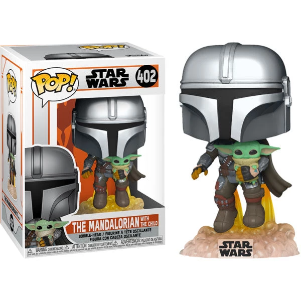 Gametraders Rouse Hill Pop Vinyls Star Wars: The Mandalorian - Mandalorian With The Child Jetpack Flying Pop! Vinyl 5 Gametraders Rouse Hill Pop Vinyls Star Wars: The Mandalorian - Mandalorian With The Child Jetpack Flying Pop! Vinyl