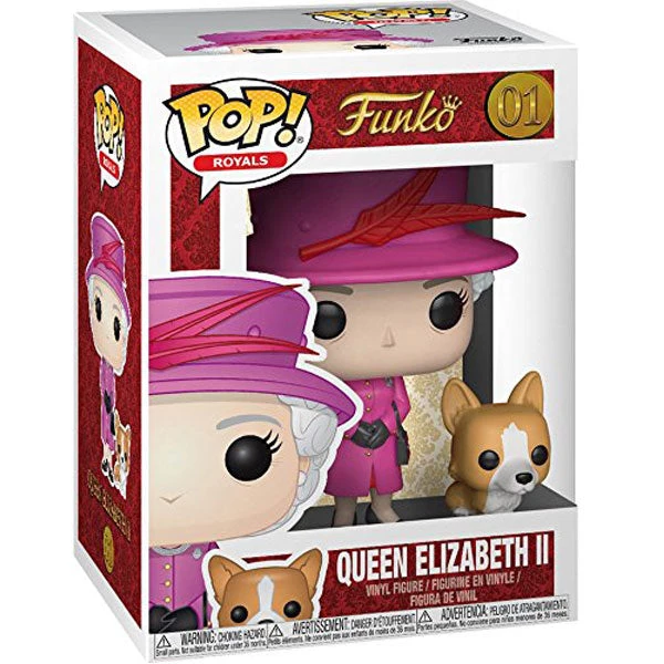 Funko Pop Vinyls Royal Family - Queen Elizabeth II Pop Vinyl 4 Funko Pop Vinyls Royal Family - Queen Elizabeth II Pop Vinyl