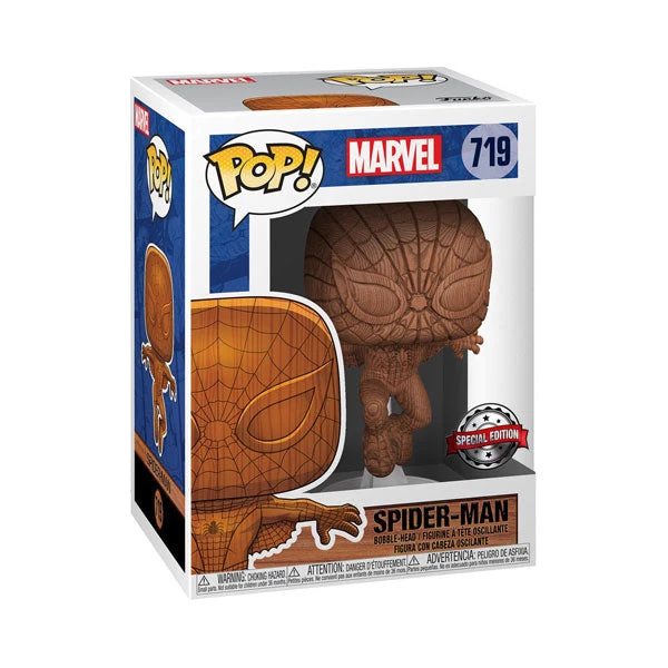 Gametraders Rouse Hill SpiderMan - SpiderMan Wood Deco US Exclusive Pop! Vinyl Pop Vinyls 4 Gametraders Rouse Hill SpiderMan - SpiderMan Wood Deco US Exclusive Pop! Vinyl Pop Vinyls