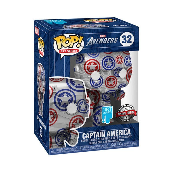 Gametraders Rouse Hill The Falcon And The Winter Soldier - Capt.America Patriotic (Artist) US Exc Pop! W/Protector Pop Vinyls 4 Gametraders Rouse Hill The Falcon And The Winter Soldier - Capt.America Patriotic (Artist) US Exc Pop! W/Protector Pop Vinyls