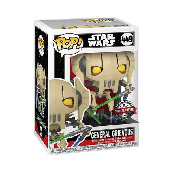 Gametraders Rouse Hill Star Wars - General Grievous Metallic US Exclusive Pop! Vinyl 4 Gametraders Rouse Hill Star Wars - General Grievous Metallic US Exclusive Pop! Vinyl
