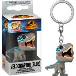 Gametraders Rouse Hill Pop Vinyls Jurassic World 3: Dominion - Velociraptor (Blue) Pocket Pop! Keychain