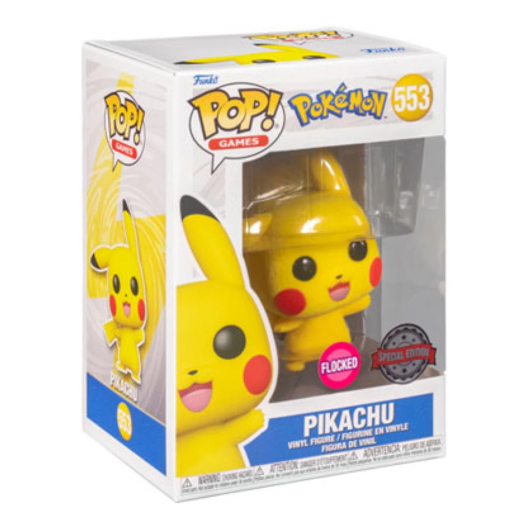 Gametraders Rouse Hill Pokemon - Pikachu Waving Flocked US Exclusive Pop! Vinyl 4 Gametraders Rouse Hill Pokemon - Pikachu Waving Flocked US Exclusive Pop! Vinyl
