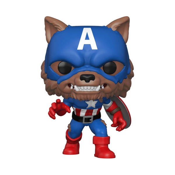 Gametraders Rouse Hill SD2021 - Captain America - Capwolf Year Of The Shield US Exclusive Pop! Vinyl Pop Vinyls 4 Gametraders Rouse Hill SD2021 - Captain America - Capwolf Year Of The Shield US Exclusive Pop! Vinyl Pop Vinyls