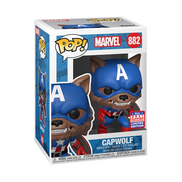 Gametraders Rouse Hill SD2021 - Captain America - Capwolf Year Of The Shield US Exclusive Pop! Vinyl Pop Vinyls 3 Gametraders Rouse Hill SD2021 - Captain America - Capwolf Year Of The Shield US Exclusive Pop! Vinyl Pop Vinyls