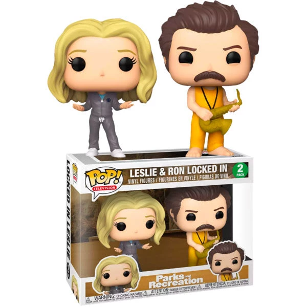 Gametraders Rouse Hill Parks And Recreation - Locked In Ron & Leslie Pop! Vinyl 2-Pack 4 Gametraders Rouse Hill Parks And Recreation - Locked In Ron & Leslie Pop! Vinyl 2-Pack