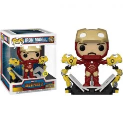 Gametraders Rouse Hill Iron Man 2 - Iron Man Mark IV With Gantry Metallic Pop! Deluxe Pop Vinyls
