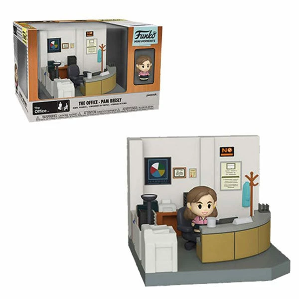 Gametraders Rouse Hill Pop Vinyls The Office - Pam Beesly With Dunder Mifflin Office Diorama Mini Moments Vinyl Figure 5 Gametraders Rouse Hill Pop Vinyls The Office - Pam Beesly With Dunder Mifflin Office Diorama Mini Moments Vinyl Figure