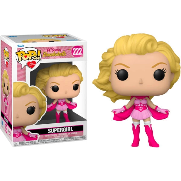 Gametraders Rouse Hill Pop Vinyls DC Bombshells - Supergirl Breast Cancer Awareness Pop! Vinyl 5 Gametraders Rouse Hill Pop Vinyls DC Bombshells - Supergirl Breast Cancer Awareness Pop! Vinyl