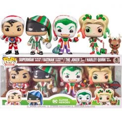 Gametraders Rouse Hill Pop Vinyls DC Comics - Holiday US Exclusive Pop! Vinyl 4-Pack