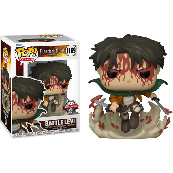 Gametraders Rouse Hill Pop Vinyls Attack On Titan - Levi Battle Blood-Splattered US Exclusive Pop! Vinyl 5 Gametraders Rouse Hill Pop Vinyls Attack On Titan - Levi Battle Blood-Splattered US Exclusive Pop! Vinyl
