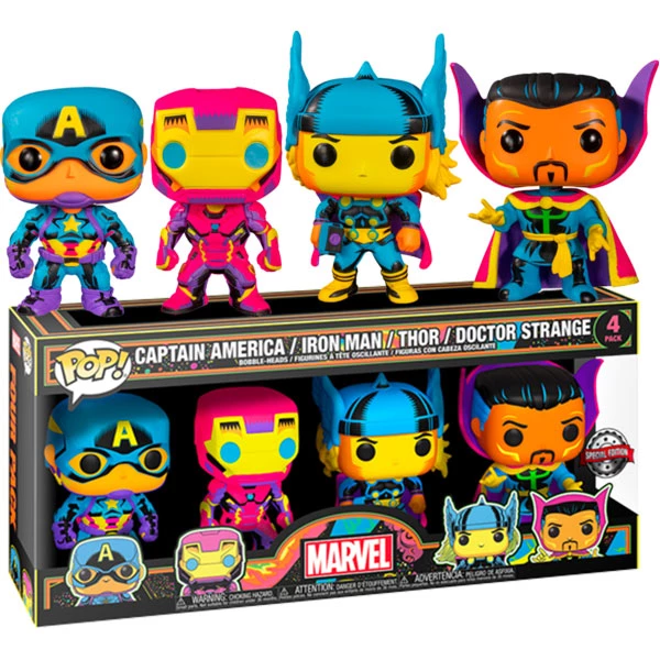 Gametraders Rouse Hill Marvel Comics - Black Light US Exclusive Pop! Vinyl 4-Pack Pop Vinyls 3 Gametraders Rouse Hill Marvel Comics - Black Light US Exclusive Pop! Vinyl 4-Pack Pop Vinyls