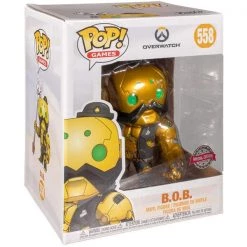 Gametraders Rouse Hill Overwatch - B.O.B. Metallic US Exclusive 6" Pop! Vinyl