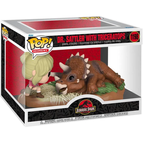 Gametraders Rouse Hill Jurassic Park - Dr. Sattler With Triceratops US Exclusive Pop! Moment 4 Gametraders Rouse Hill Jurassic Park - Dr. Sattler With Triceratops US Exclusive Pop! Moment