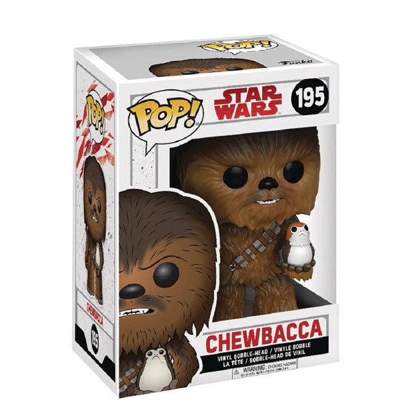 Funko Star Wars - Chewbacca With Porg Episode VIII US Exclusive Pop! Vinyl 4 Funko Star Wars - Chewbacca With Porg Episode VIII US Exclusive Pop! Vinyl