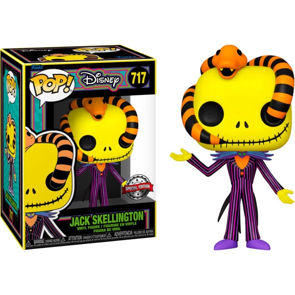 Gametraders Rouse Hill Pop Vinyls The Nightmare Before Christmas - Jack With Snake Black Light US Exclusive Pop! Vinyl 5 Gametraders Rouse Hill Pop Vinyls The Nightmare Before Christmas - Jack With Snake Black Light US Exclusive Pop! Vinyl