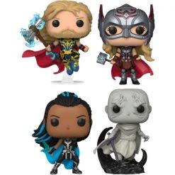 Gametraders Rouse Hill Pop Vinyls Thor 4: Love And Thunder - Thor, Mighty Thor, Valkyrie & Gorr US Exclusive Pop! 4-Pack