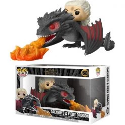 Gametraders Rouse Hill Game Of Thrones - Daenerys On Fiery Dragon Pop! Ride Pop Vinyls