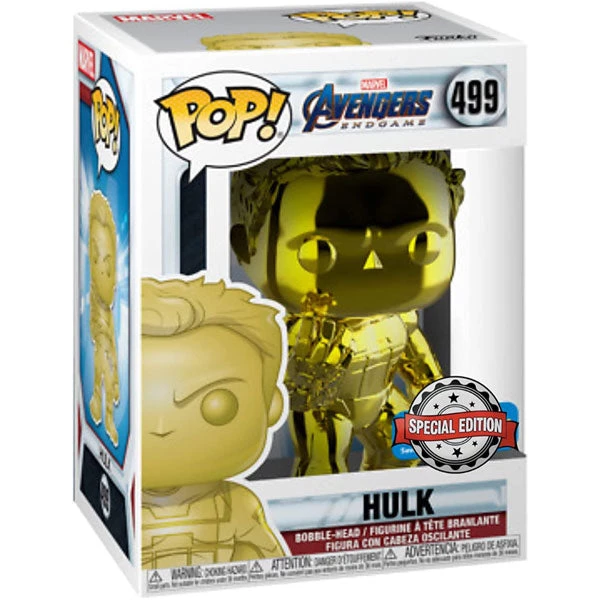 Gametraders Blacktown Pop Vinyls Avengers 4: Endgame - Hulk Yellow Chrome US Exclusive Pop! Vinyl 4 Gametraders Blacktown Pop Vinyls Avengers 4: Endgame - Hulk Yellow Chrome US Exclusive Pop! Vinyl