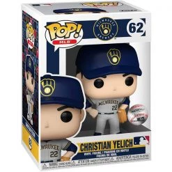 Gametraders Rouse Hill Pop Vinyls MLB: Brewers - Christian Yelich (Road) Pop! Vinyl