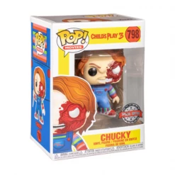 Gametraders Rouse Hill Childs Play - Chucky Half Battle Damaged US Exclusive Pop! Vinyl