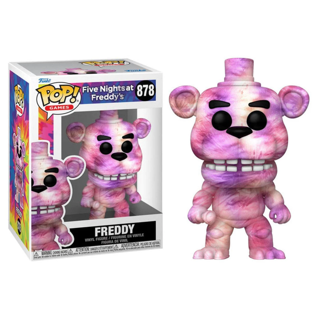Gametraders Rouse Hill Pop Vinyls Five Nights At Freddy's - Freddy Tie Dye Pop! Vinyl 5 Gametraders Rouse Hill Pop Vinyls Five Nights At Freddy's - Freddy Tie Dye Pop! Vinyl