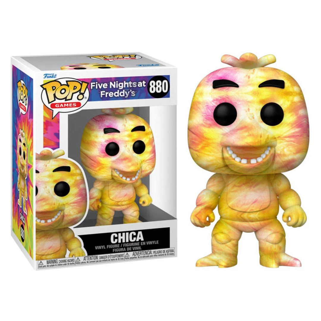 Gametraders Rouse Hill Pop Vinyls Five Nights At Freddy's - Chica Tie Dye Pop! Vinyl 6 Gametraders Rouse Hill Pop Vinyls Five Nights At Freddy's - Chica Tie Dye Pop! Vinyl