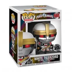 Funko Power Rangers - White Tigerzord 6 Inch US Exclusive 6 Inch Pop Vinyl Pop Vinyls