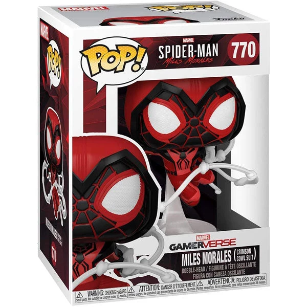 Gametraders Rouse Hill Pop Vinyls Spider-Man: Miles Morales - Crimson Cowl Suit Pop! Vinyl 4 Gametraders Rouse Hill Pop Vinyls Spider-Man: Miles Morales - Crimson Cowl Suit Pop! Vinyl