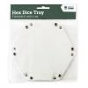Gametraders Rouse Hill LPG Hex Dice Tray 6" White