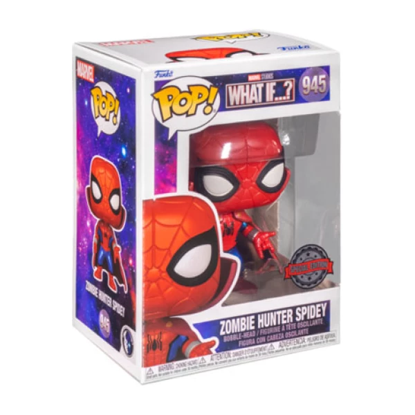 Gametraders Rouse Hill Pop Vinyls What If - Spider-Man Zombie Hunter Metallic US Exclusive Pop! Vinyl 4 Gametraders Rouse Hill Pop Vinyls What If - Spider-Man Zombie Hunter Metallic US Exclusive Pop! Vinyl
