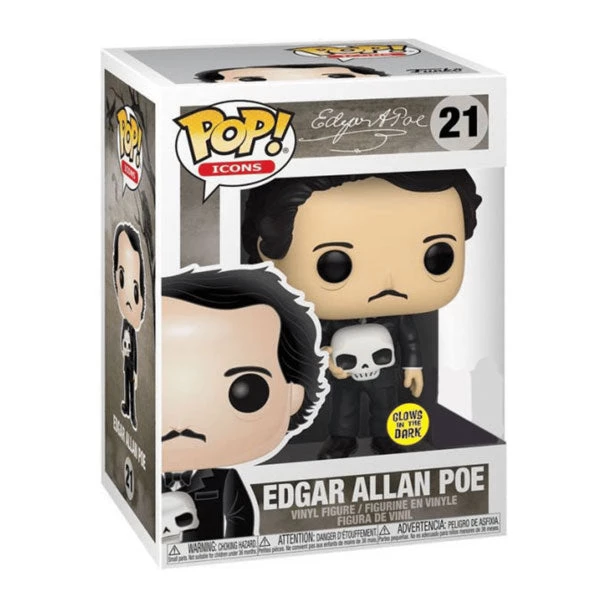 Gametraders Rouse Hill Pop Vinyls Icons - Edgar Allen Poe With Skull Glow US Exclusive Pop! Vinyl 4 Gametraders Rouse Hill Pop Vinyls Icons - Edgar Allen Poe With Skull Glow US Exclusive Pop! Vinyl