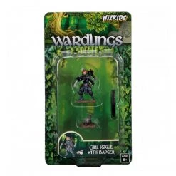 Gametraders Blacktown Dungeons & Dragons Wardlings - Girl Rogue & Badger Pre-Painted Minis